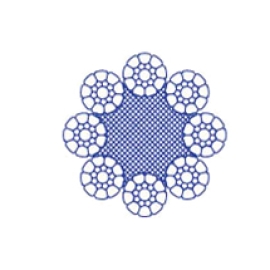 8×K19  8×K36 Type compacting stock wire rope